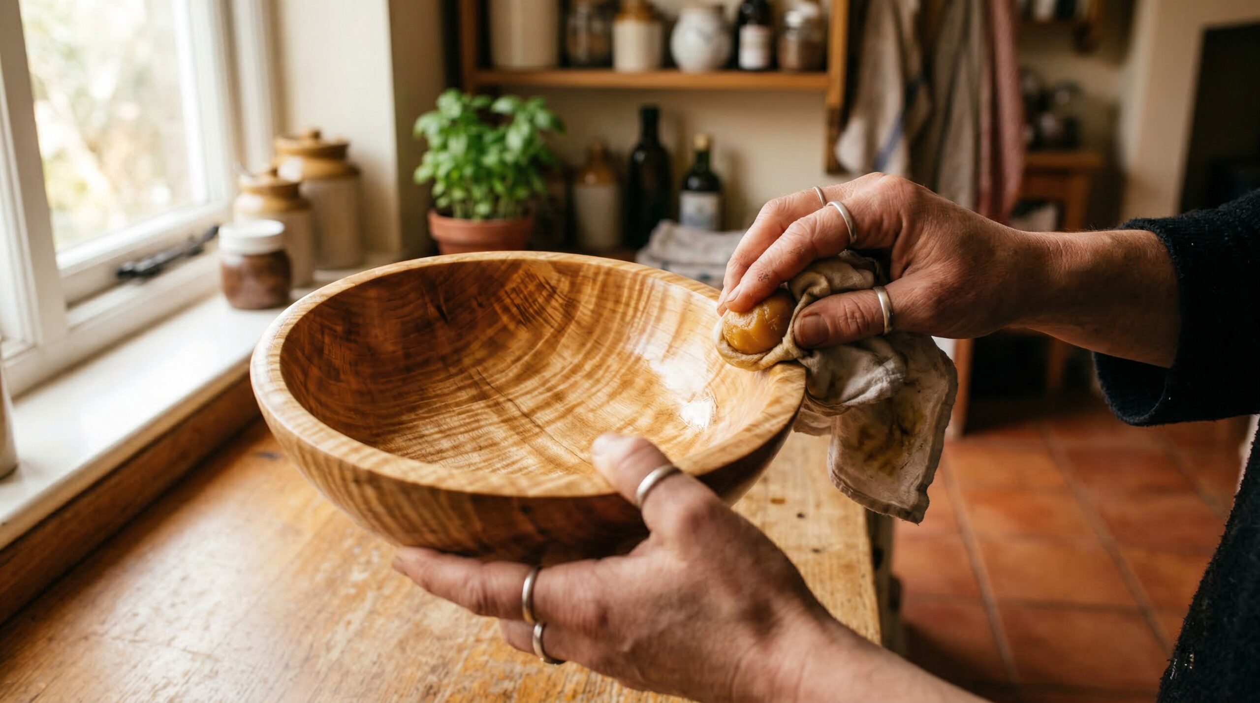Holztisch abschleifen – Handwerk Berg TG