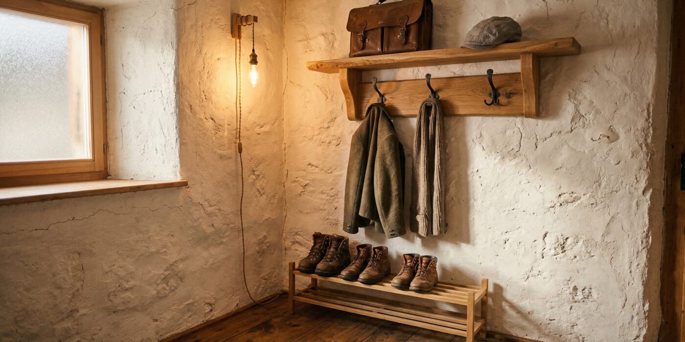 Garderobe aus Holz Ideen Wandgarderobe aus Massivholz Eiche im Eingangsbereich – HOLZMANUFAKTUR Brunner Ostschweiz