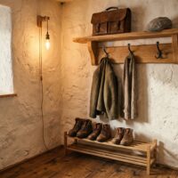 Garderobe aus Holz Ideen Wandgarderobe aus Massivholz Eiche im Eingangsbereich – HOLZMANUFAKTUR Brunner Ostschweiz